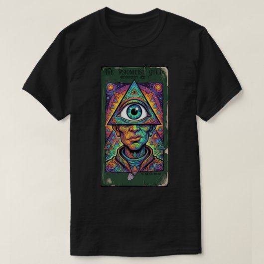 T-shirt La Guilde de Psionicist 1 Sombre (Design devant)