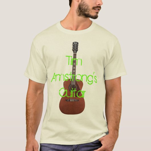 T-shirt La "guitare de Tim Armstrong" (T-shirt) (Devant)