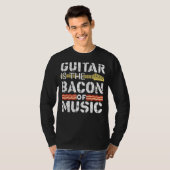 T-shirt La Guitare Est Le Bacon De L'Orchestre De Musique (Devant entier)