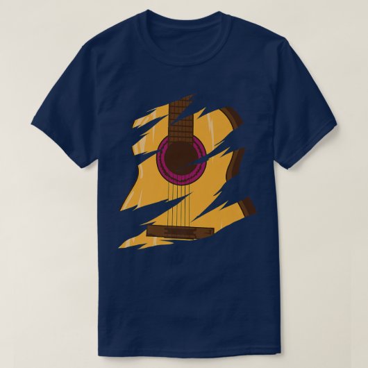 T-shirt La guitare est le meilleur instrument362 (Design devant)