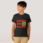 T-shirt La Guyane selon Macron est une île (Devant entier)