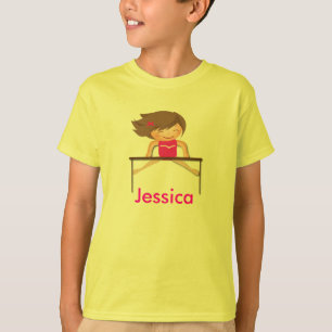 T-shirt La gymnastique personnalisée badine des chemises