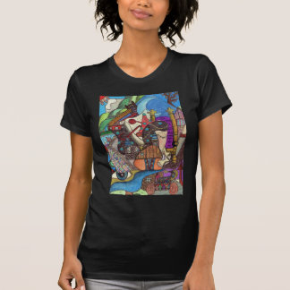T-shirt La haute carte de tarot de prêtresse par Kaye