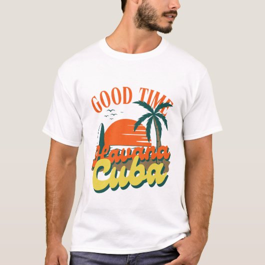 T-shirt La Havane Cuba (Devant)