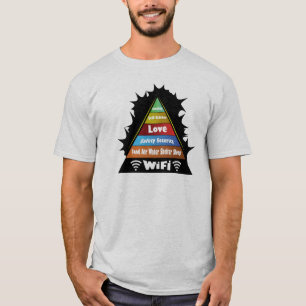 T-shirt La hiérarchie de Maslow des besoins