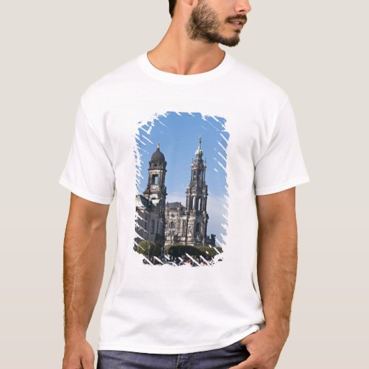 T-shirt La hofkirche (Église de la Cour) Dresde (Devant)