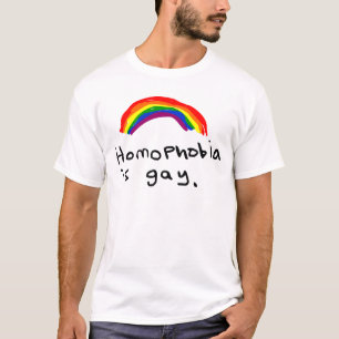 T-shirt La homophobie est gaie