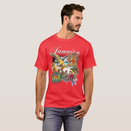 T-shirt la Jamaïque (Devant entier)