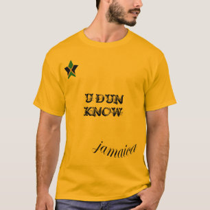 T-shirt La Jamaïque "CRÉANCIER d'U CONNAISSENT" le T-shi