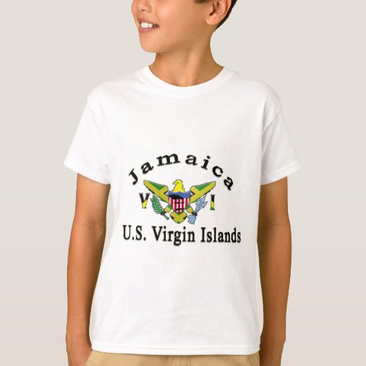 T-shirt La Jamaïque/Îles Vierges américaines (Devant)