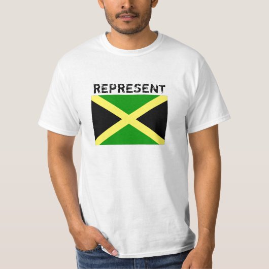 T-shirt La Jamaïque REPRÉSENTENT (Devant)