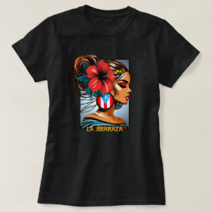 T-shirt La Jibaraza 11 – Jíbara Portoricaine • Boricua