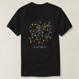 T-shirt La joie d'avoir des lumières de Noël