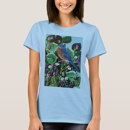 T-shirt La joie de Jam Bluebird (Devant)