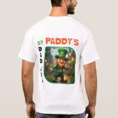 T-shirt La joie de St. Paddy's Day - Bal Shamrock chatoyan (Dos)
