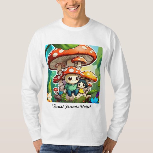 T-shirt "La joie des champignons" (Devant)