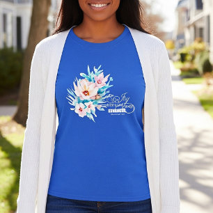 T-shirt La Joie du Seigneur floral