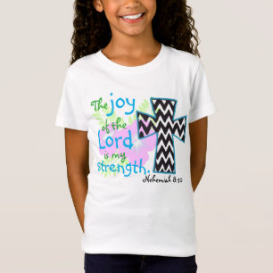 T-Shirt La joie du vers Nehemiah de bible de seigneur