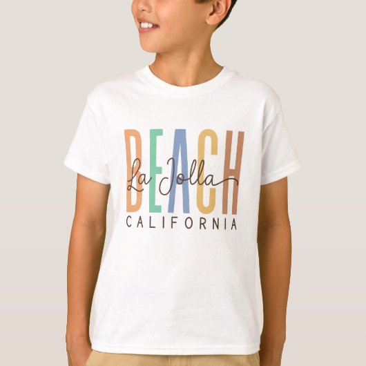 T-shirt La Jolla Beach California (Sands) (Devant)