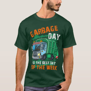 T-shirt La Journée Des Enfants Garbage Est Le Meilleur Jou