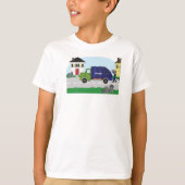 T-shirt La Journée des ordures est la meilleure !" Nom du (Devant)