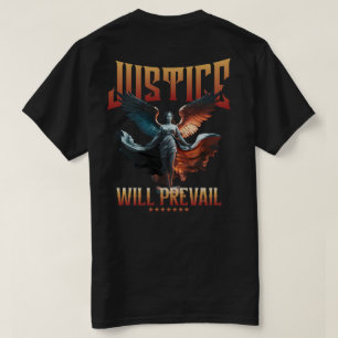 T-shirt La justice l'emportera - Angel ailé conception de 