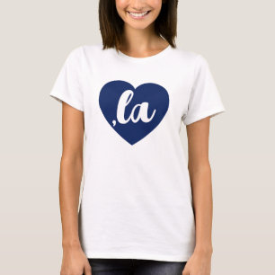 T-shirt , la KAMALA coeur bleu démocrate texte