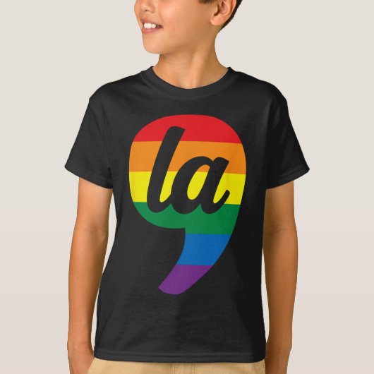 T-shirt La Kamala Harris Pride Rainbow (Devant)