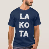 T-shirt LA KO TA blanc (Devant)