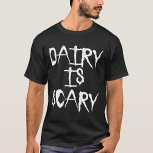 T-shirt La laiterie est effrayant Vegan Lait sans Veggie v