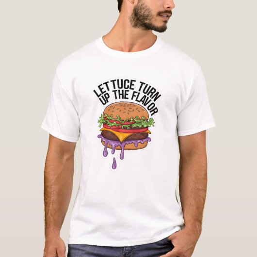 T-shirt La Laitue Monte Le Saveur (Devant)