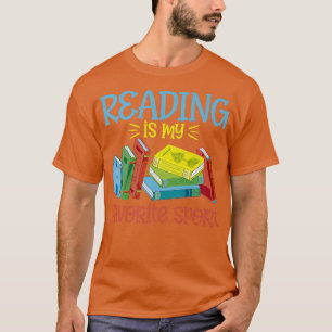 T-shirt La lecture amusante est mon sport favori pour l'am