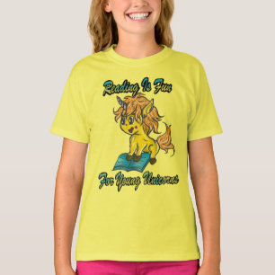 T-shirt La Lecture Est Amusante Pour Les Jeunes Unicornes