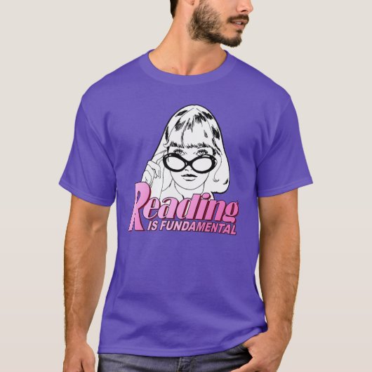 T-shirt La lecture est fondamentale (Devant)