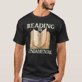 T-shirt La Lecture Est Fondamentalement Geeky Bookworm Poe (Devant)