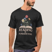 T-shirt La Lecture Est Fondamentalement Geeky Bookworm Poe (Devant)