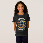 T-Shirt La lecture est hors de ce monde (Devant entier)