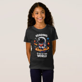 T-Shirt La lecture est hors de ce monde (Devant entier)