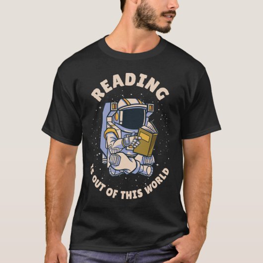 T-shirt La lecture est hors de ce monde (Devant)