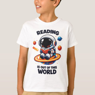 T-shirt La lecture est hors de ce monde
