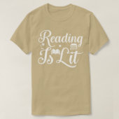 T-shirt La lecture est Lit (Design devant)