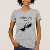 T-shirt La lecture est ma forme d'évasion préférée Bibliop (Devant)