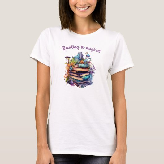 T-shirt La lecture est magique (Devant)