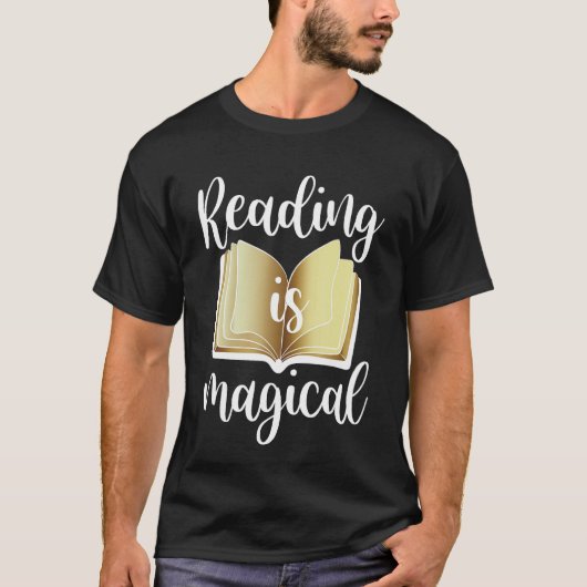 T-shirt La lecture est magique (Devant)