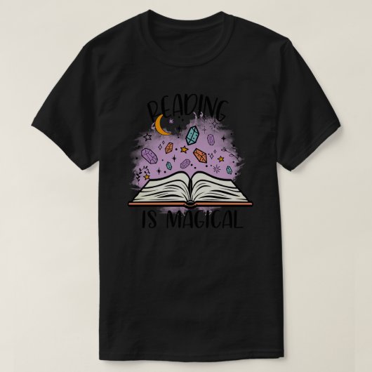 T-shirt la lecture est magique (Design devant)