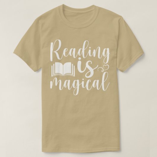 T-shirt La lecture est magique 1 (Design devant)