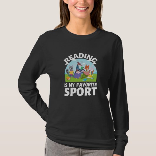 T-shirt La lecture est mon Amoureux des animaux sportif fa (Devant)