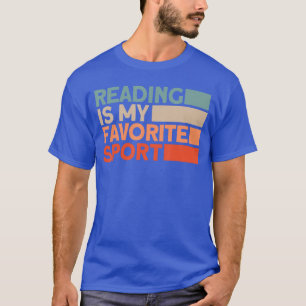 T-shirt La lecture est mon sport favori Cadeau pour un rat