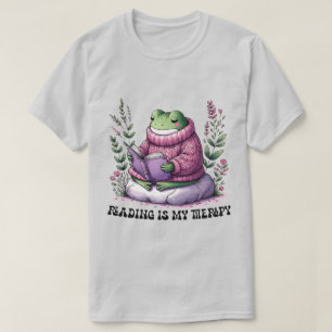 T-shirt La Lecture Froggy est ma thérapie