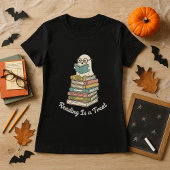 T-shirt La Lecture Librairie D'Halloween Drôle Est Un Trea